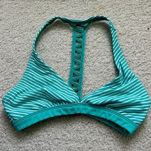 Athleta bikini top, 80%nylon, 20% spandex